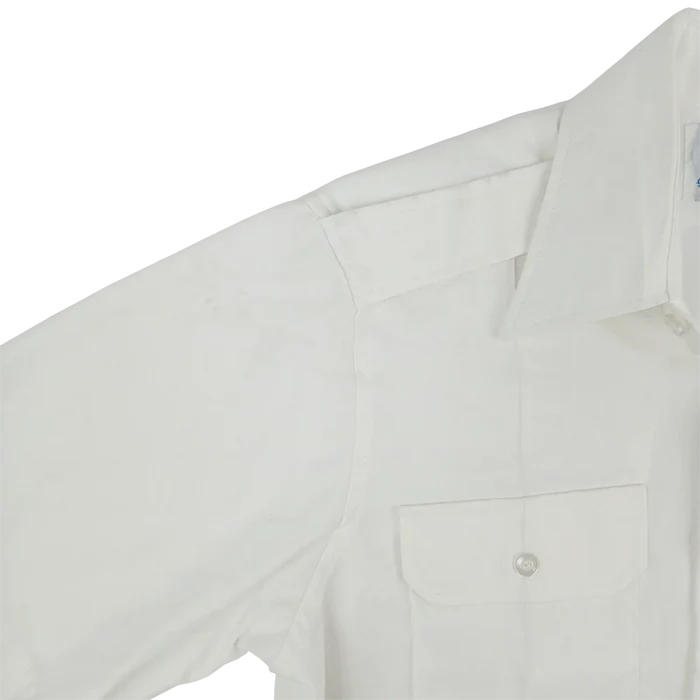 USGI White Short Sleeve Service Dress Shirt - US Army Surplus - Dress Shirts