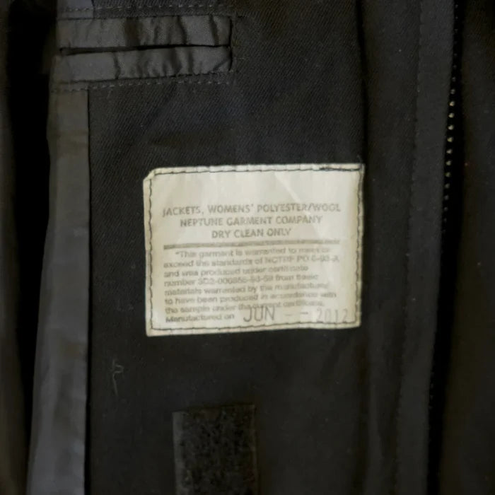USGI Women's Officer Black Windbreaker Jacket - US Army Surplus - Flight Jackets