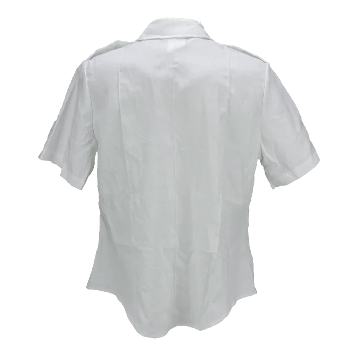 USGI Women's White Short Sleeve Service Dress Shirt - US Army Surplus - Dress Shirts