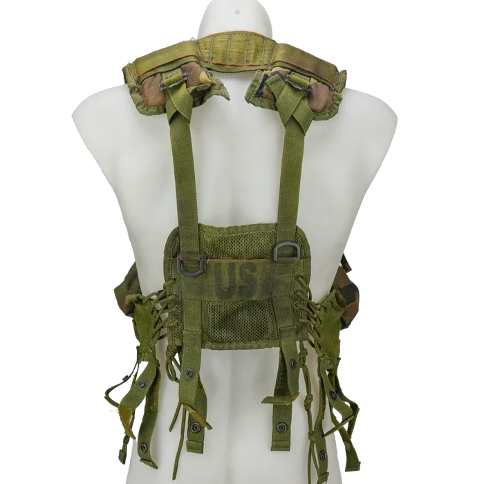 USGI Woodland Load Bearing Vest, Item 3 - Film Production Used - Collectables & Rarities