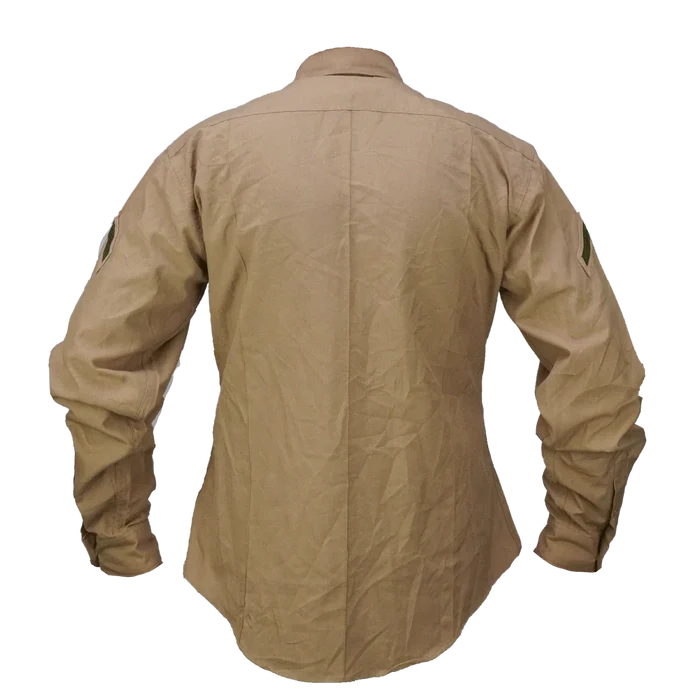 USMC/Navy Khaki Service Dress Shirt - US Navy Surplus - Service Shirts
