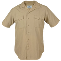 USMC/Navy Khaki Short Sleeve Service Dress Shirt - USMC Surplus - Dress Shirts