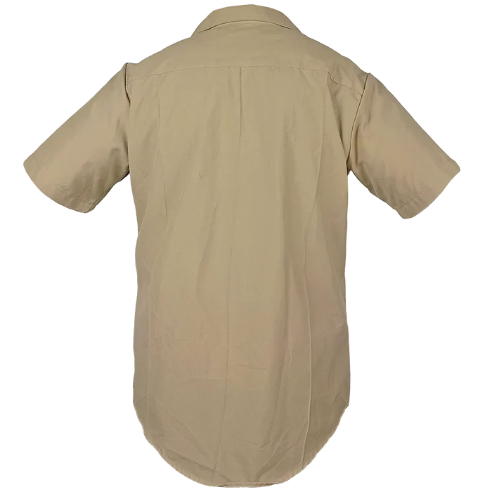 USMC/Navy Khaki Short Sleeve Service Dress Shirt - USMC Surplus - Dress Shirts