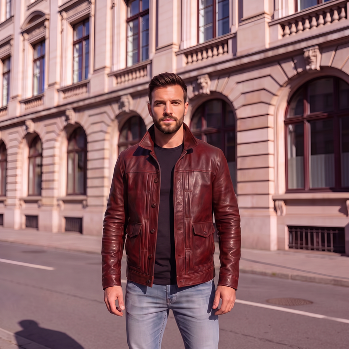 XS / Red / Leather