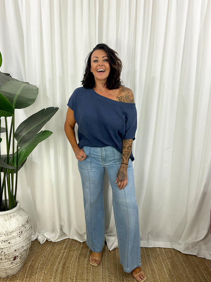 Vesper Crepe Top