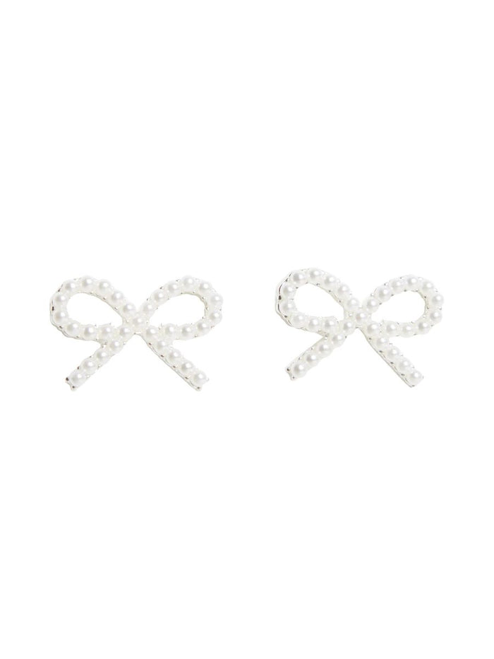 Vikyren Bow Earring (Cloud Dancer)
