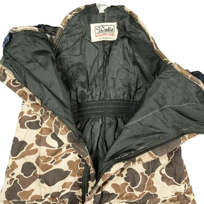 Vintage Duck Hunter Insulated Coveralls by Walls - Made in USA - Large - Army & Outdoors - Overalls