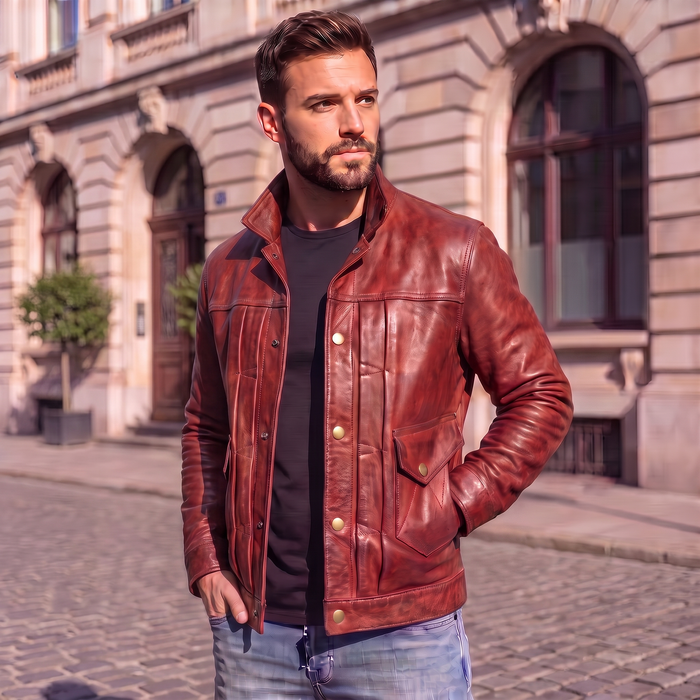 XS / Red / Leather