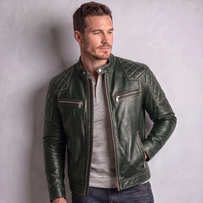 XS / Green / Leather