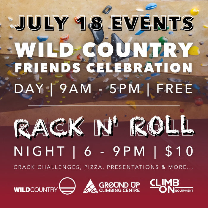 Wild Country Friends Celebration - Saturday July 18th - Squamish/Ground Up Climbing Centre