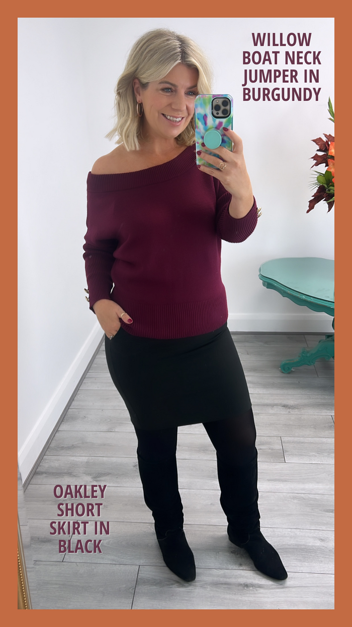 Willow Jumper (Burgundy)