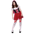 Womens Little Dead Riding Hood Fancy Dress Halloween Costume L (UK 18-20)