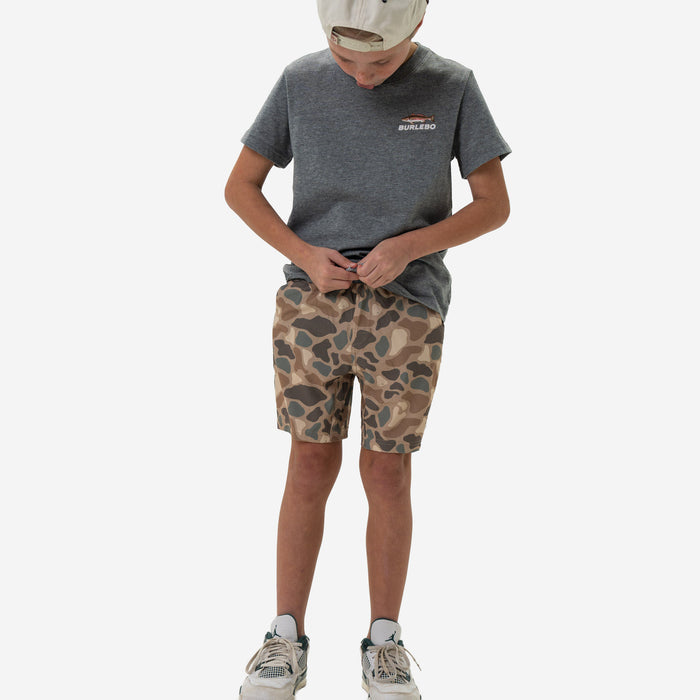 Youth Athletic Short - Pintail Camo