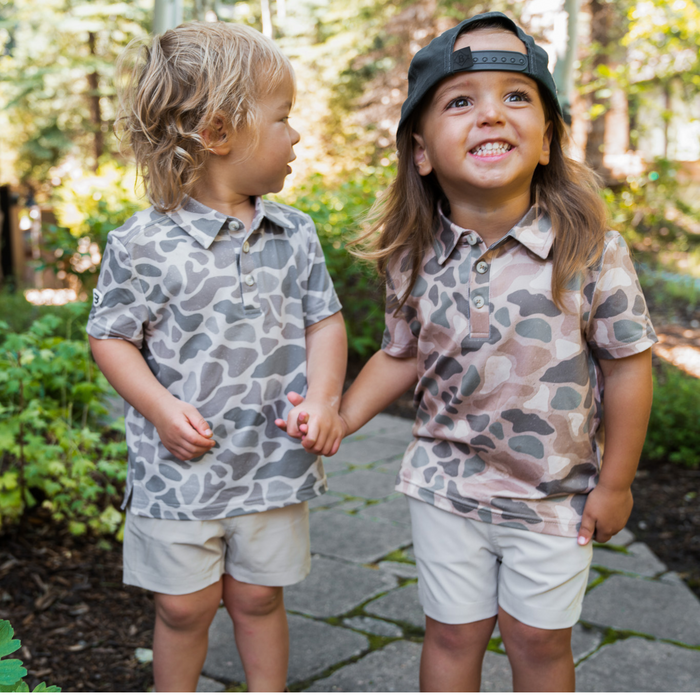 Youth Performance Polo - Pintail Camo