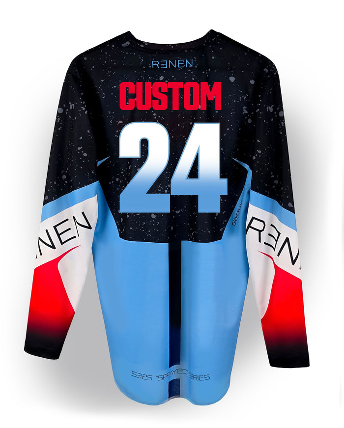 YOUTH "SPRAYED" jersey - Carolina Blue