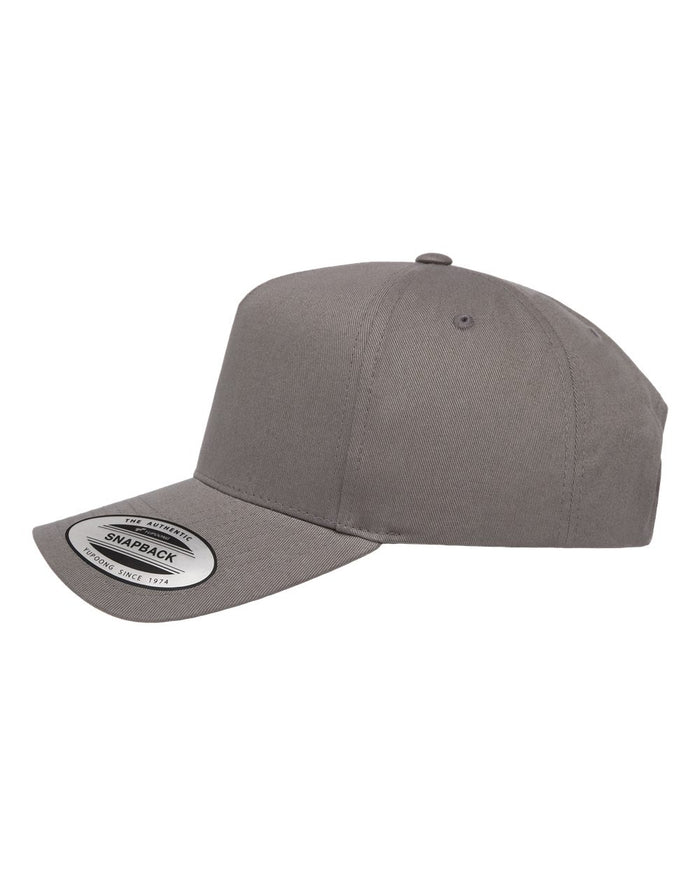 YP Classics® Retro Cotton Blend 5-Panel Snapback Cap 5079