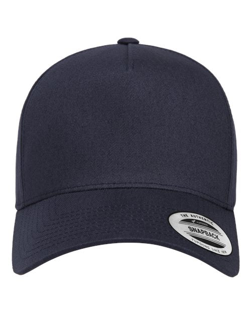 YP Classics® Retro Cotton Blend 5-Panel Snapback Cap 5079