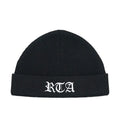 Zion Beanie 'Black Old English Cross'